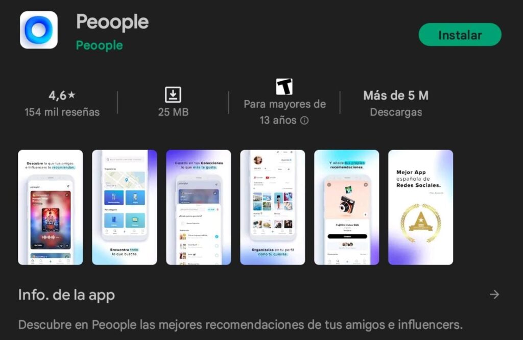 Peoople app para ganar dinero