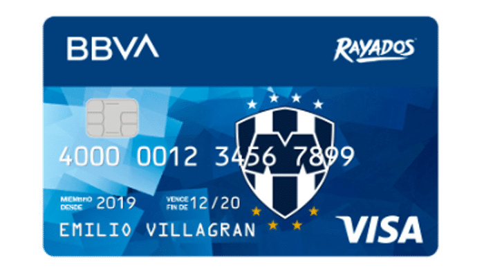 Tarjeta Rayados BBVA Bancomer