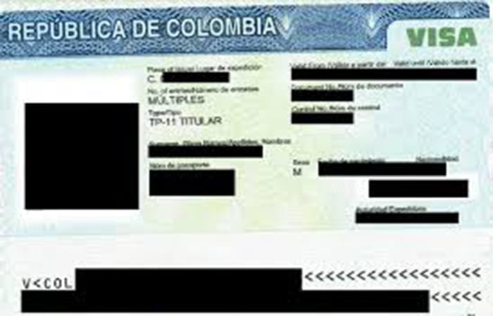 requisitos para sacar la visa por primera vez en Colombia